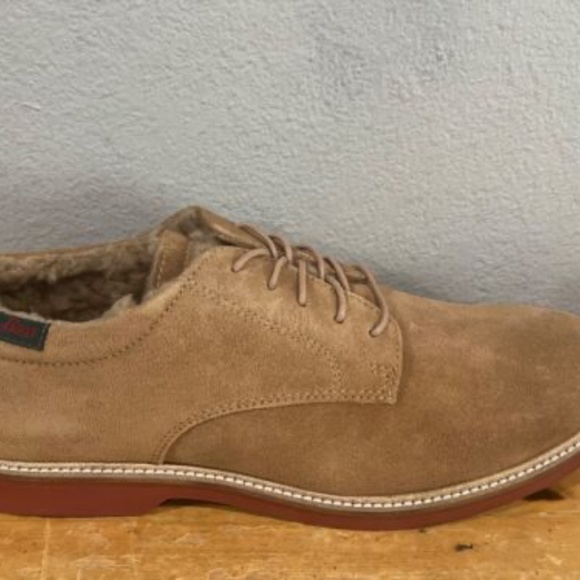 NEW G.H. Bass Women's DENISE SHEARLING Suede Lace Up Derby Oxford Shoes NIB - Picture 10 of 15